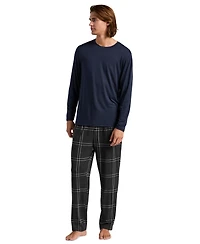 Perry Ellis Portfolio Men's Deluxe Touch Plaid Sleep Pants