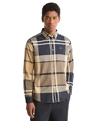 Barbour Men's Dunoon Tailored-Fit Tartan Button-Down Twill Shirt