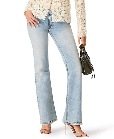 Steve Madden Women's The Essex Low-Rise Straight-Leg Jeans
