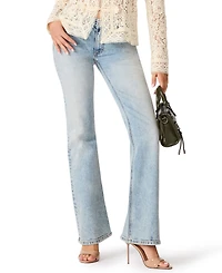 Steve Madden Women's The Essex Low-Rise Straight-Leg Jeans