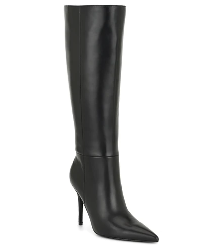 Nine West Women's Cherri Pointed Toe Tall Dress Boots