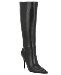 Nine West Women's Cherri Pointed Toe Tall Dress Boots