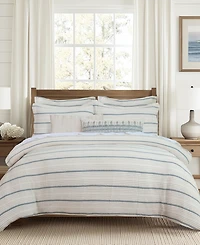 Levtex Home Waffle Stripe Textured 2-Piece Comforter Set, Twin/Twin Xl