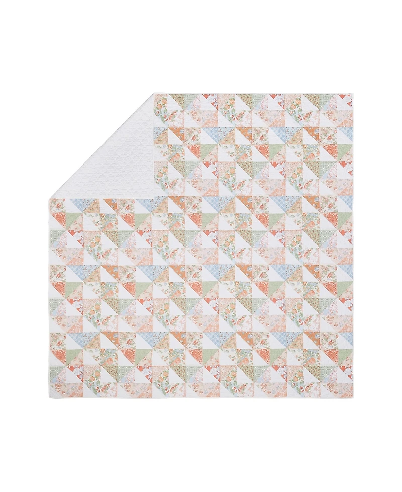 Modern Heirloom Coventry Pieced 2-Piece Quilt Set, Twin/Twin Xl
