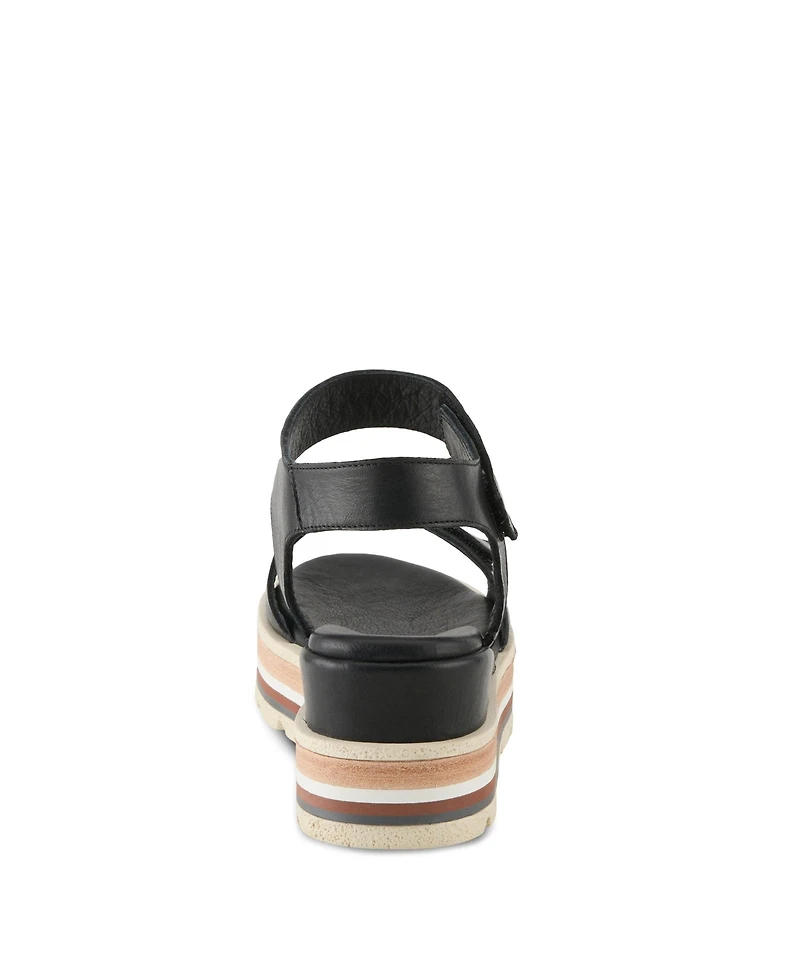 Spring Step Women's Hileman Platform Sandal with Cushioned Insole
