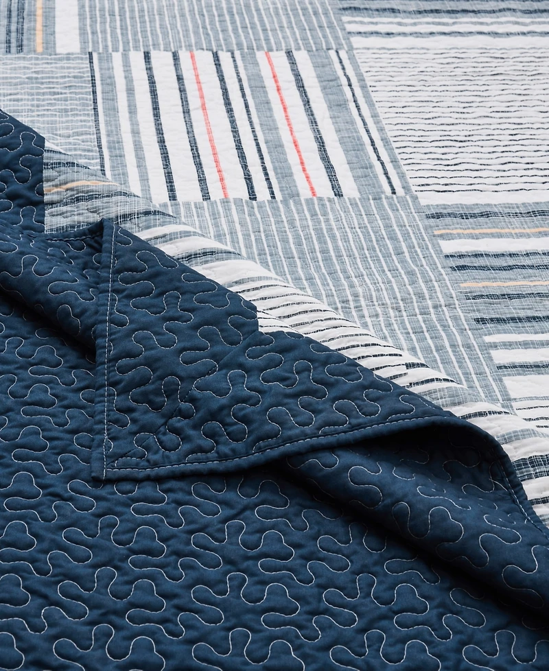 Greenland Home Fashions Voyage Reversible -Piece Quilt Set