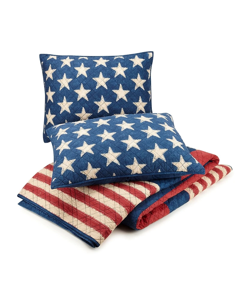 Modern Heirloom Americana Patch 3-Piece Quilt Set