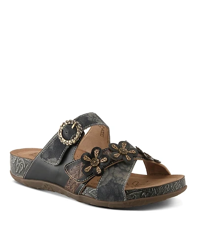 L'Artiste Women's Caelana Slide with Rubber Sole