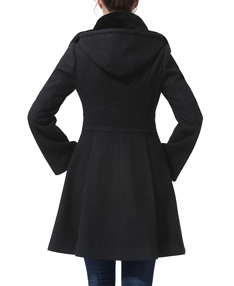 kimi + kai Women's Maternity Kimberly Wool Coat