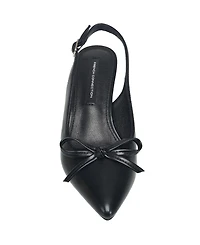 French Connection Women's Brinny Small Bow Kitten Heel