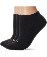 Hue Women's Air Cushion No Show 3 Pack Socks U12798