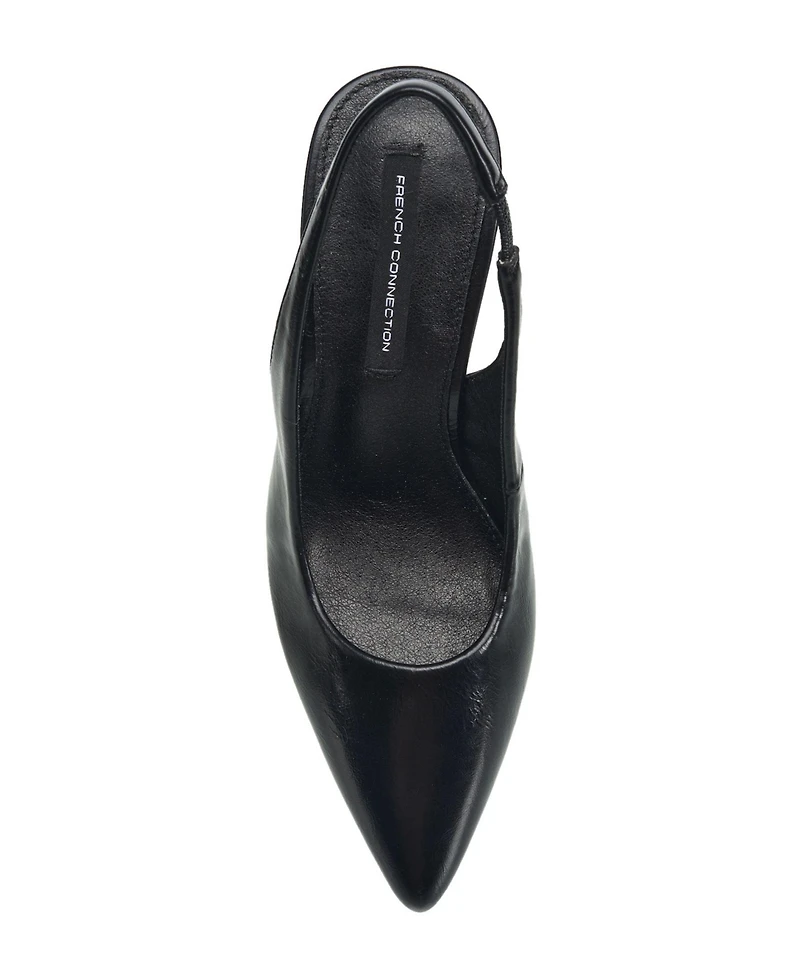 French Connection Women's Shia Slingback Wedge Heel