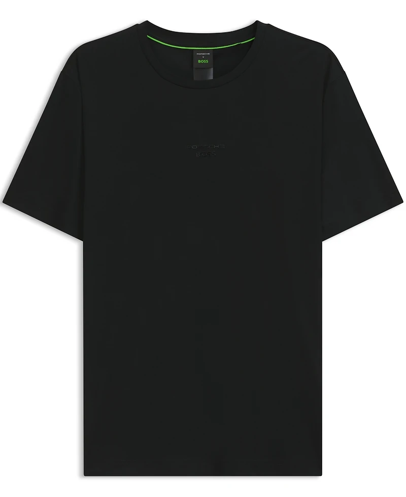 Boss by Hugo x Porsche Men's Mercerized-Cotton Regular-Fit T-Shirt