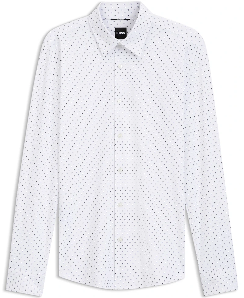 Boss by Hugo Men's Stretch Jersey Slim-Fit Dress Shirt