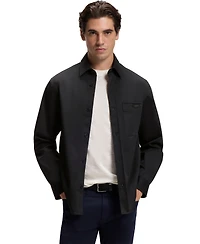 Boss by Hugo x Aston Martin Men's Cotton-Blend Relaxed-Fit Overshirt