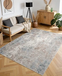Mink Home Homewell Machine Washable MET8003 9'10"x13'11" Area Rug