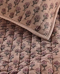 Oake Plum Floral 3-Piece Coverlet Set, King, Macy's Exclusive