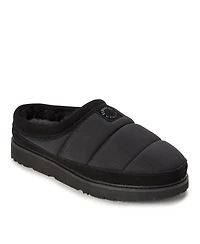 Dearfoams Men's Grafton Sport Nylon Puff Clog Water Repellent Slippers
