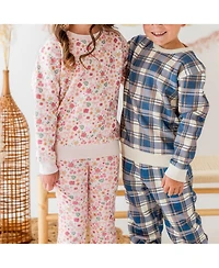 Sweet Wink Big Girls 10 to 12 Berry Floral Flare Legging