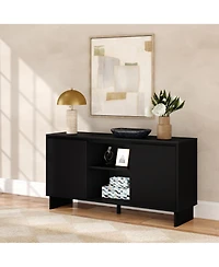 Plank+Beam Modern Tv Stand/Sideboard, 2 Door with Middle Shelf