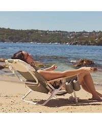 SUNNYLiFE Deluxe Beach Chair: Seagrass Sage Block