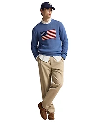 Polo Ralph Lauren Men's The Iconic Flag Crewneck Sweater