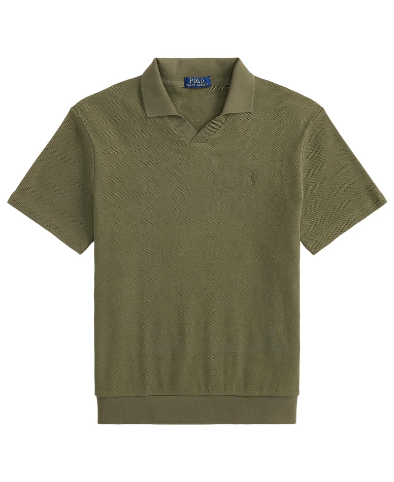 Polo Ralph Lauren Men's Pointelle-Ribbed Regular-Fit Shirt