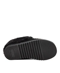 Dearfoams Women's Blaine Genuine Suede Clog Slippers