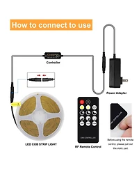 Lofree Cob Dimmable Flexible Under-Cabinet Led Strip Light