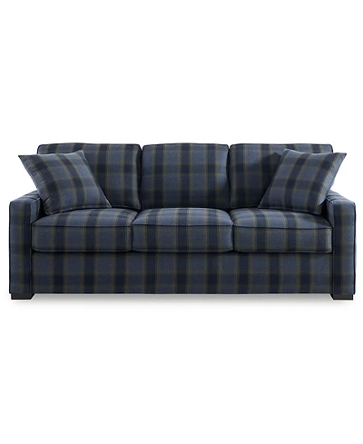 Radley Special Edition Wool Plaid Sofa, Macy's Exclusive