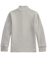 Polo Ralph Lauren Boys' 2T-7 Estate Rib Quarter-Zip Sweater