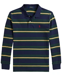 Polo Ralph Lauren Boys' 8-20 Striped Cotton Mesh Shirt