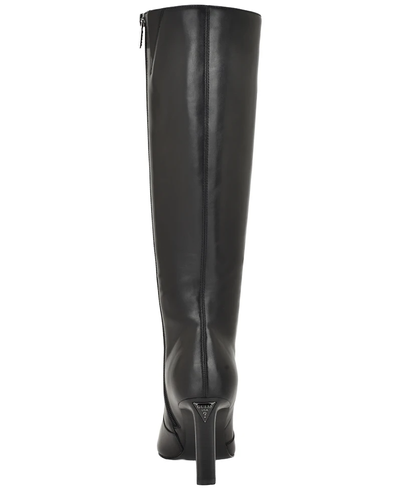Guess Women's Hartin Tall Block Heel Dress Boots