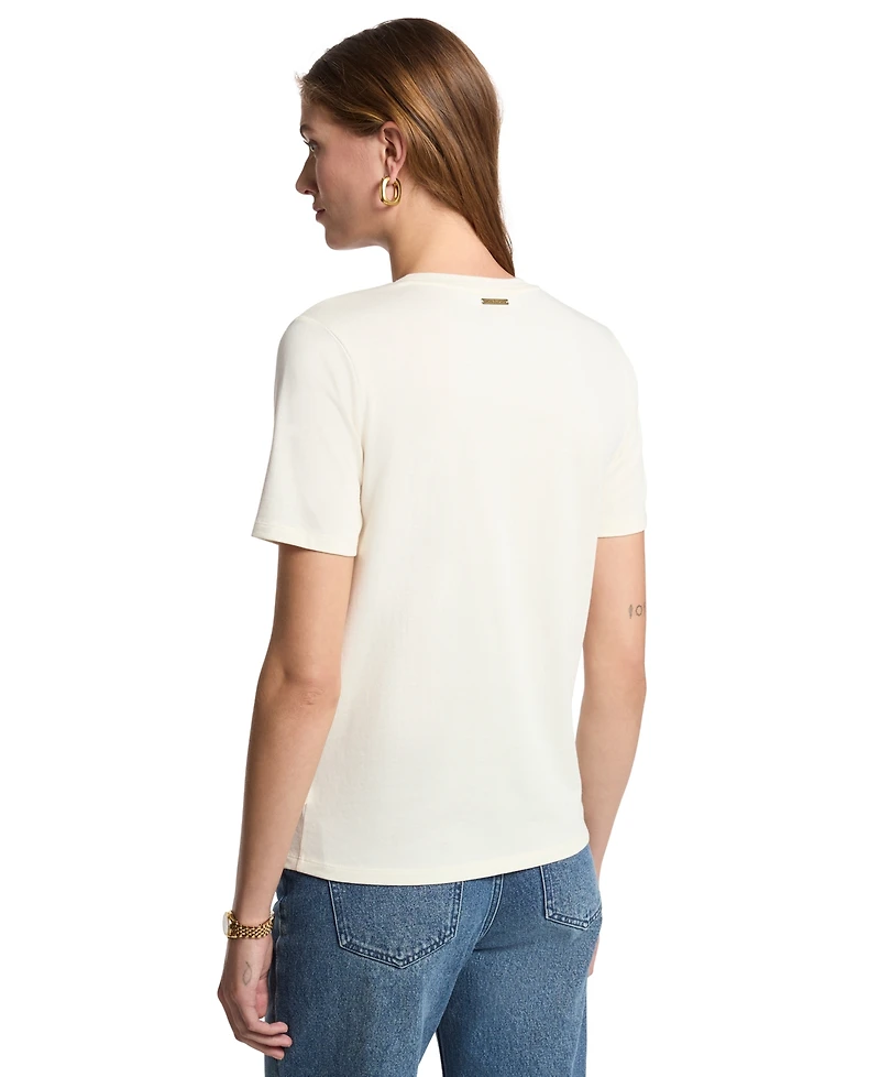Michael Kors Women's Classic Short-Sleeve Crewneck T-Shirt