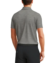 Pga Tour Men's Short-Sleeve Airflux Heather Golf Polo Shirt