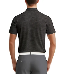Pga Tour Men's Short-Sleeve Airflux Heather Golf Polo Shirt