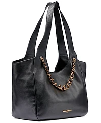Karl Lagerfeld Paris Ina Leather Extra-Large Tote Handbag