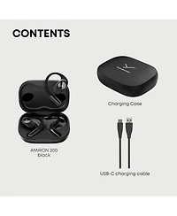 beyerdynamic Amiron 200 Open-Ear Wireless Earphones with Ear Hooks, Bluetooth 5.3, IP54, 36-Hour Battery Life, Sport