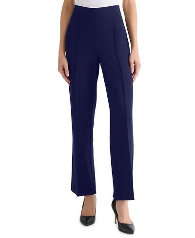 Jones New York Petite Pintuck Straight-Leg Trousers