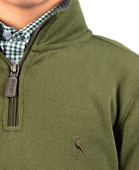 TailorByrd Boys' 8 -20 French Rib Quarter Zip