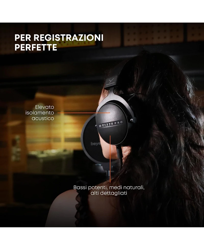 Beyerdynamic - Dt 1770 Pro Mkii Premium Tesla Studio Headphones for Professional Recording Studio Monitor