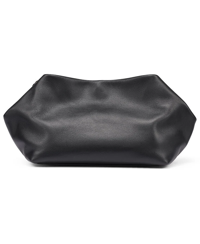 Karl Lagerfeld Paris Giovanna Medium Leather Clutch Handbag
