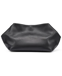 Karl Lagerfeld Paris Giovanna Medium Leather Clutch Handbag