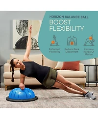 Lifepro Half Balance Ball Trainer – Stability for Exercise, Non-Slip Workout Equipment Home Gym Training