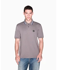A|X Armani Exchange Men's Short Sleeves Pique Tipping Polo Shirt