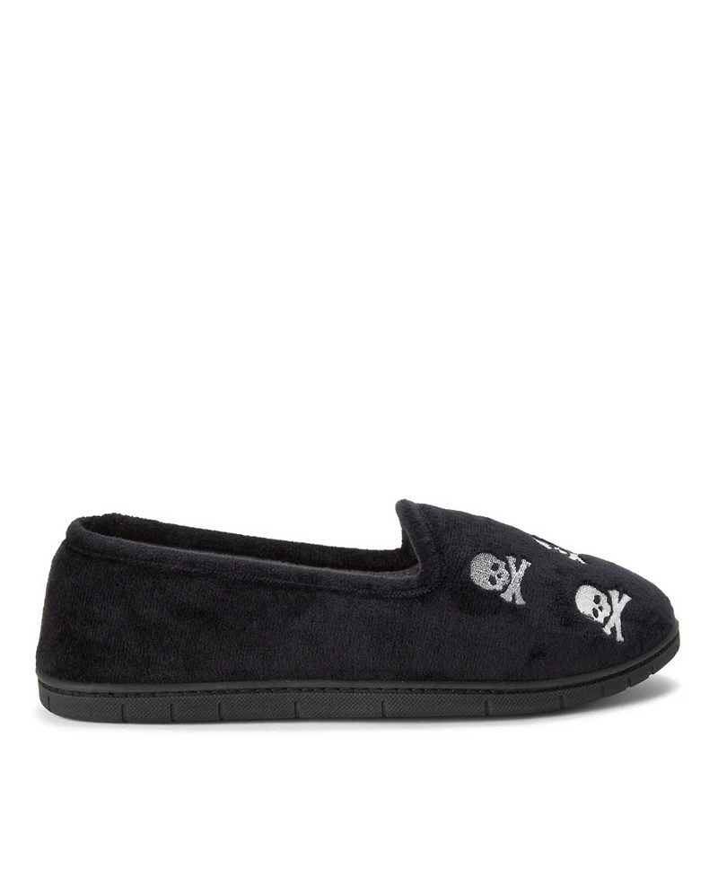 Dearfoams Women's Halloween Velour Closed Back Slippers