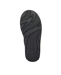 Dearfoams Women's Fireside by Greta Sport Knit Twill Clog Water Repellent Slippers