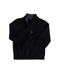 Xray Boy's 4-18 Ribbed Knit Quater Zip Mock Neck Sweater