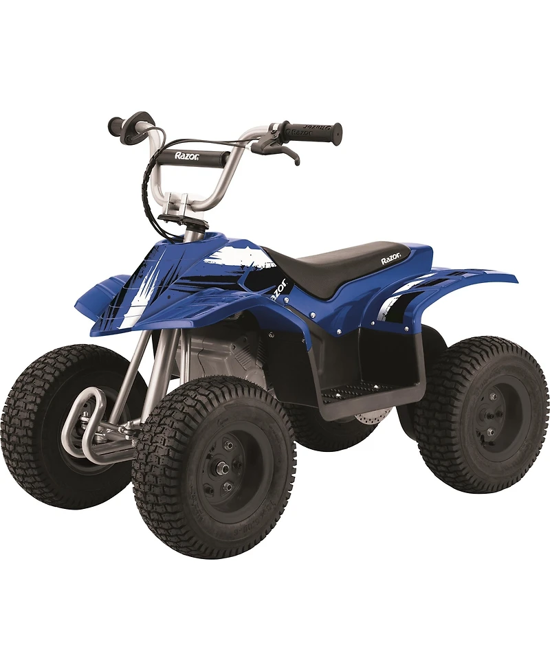 Razor Kids Electric Off Road Mini Dirt Quad Bike 4 Wheeler Atv 24 Volt, Blue