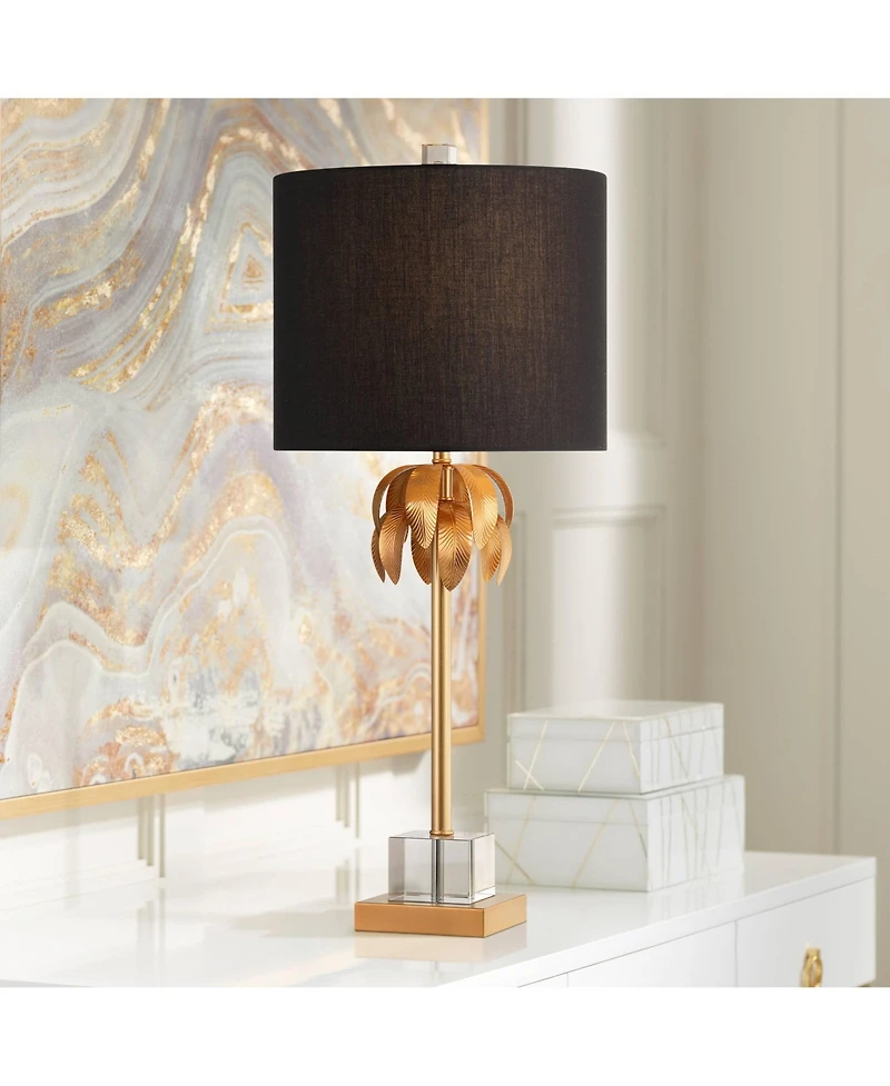 Vienna Full Spectrum Monaco 27 1/2"H Crystal Table Lamp w/ Dimmer